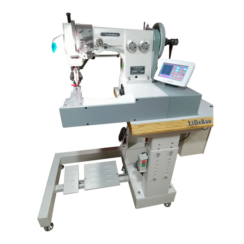 Computer obere Mokasin -Musterstichmaschine