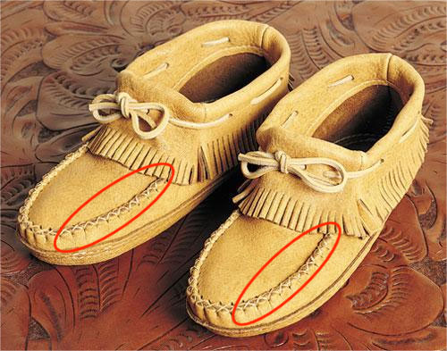 Moccasin Pattern Stitching Machine With Display